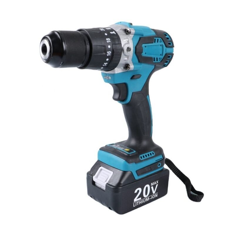 20V Li-ion 13mm" Cordless Brushless Drill Lithium Battery Small Handheld Portable Drill Screwdrive